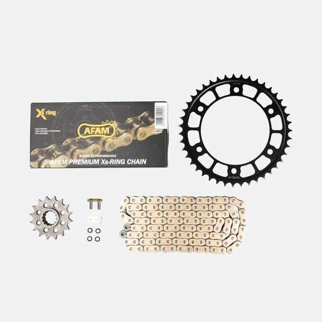 MT10 chain and sprocket kit DiD 525 chain